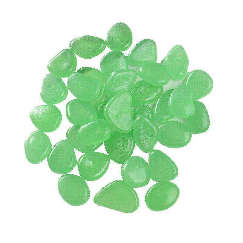 UP TO 500X Luminous Glow Aquarium Stones for Gardens and Decorations