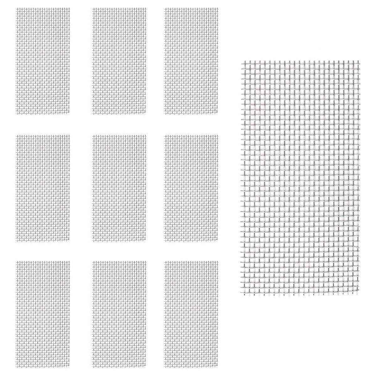 10pcs Stainless Steel Wire Mesh for Water Plants Fish Tank Aquarium Decoration