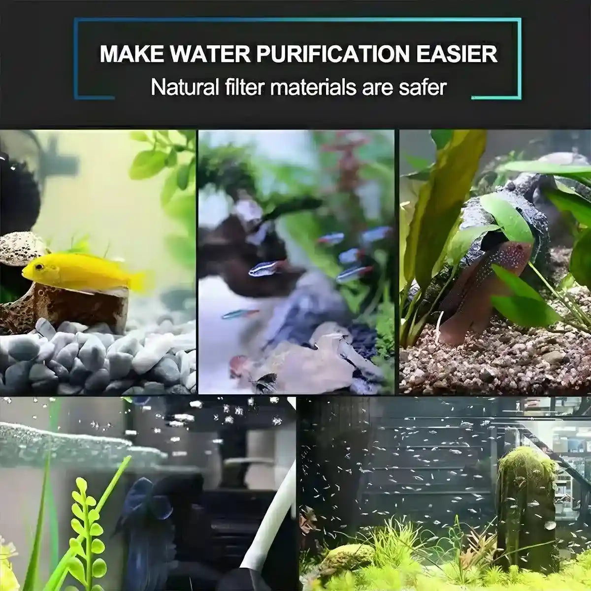 Nano Quartz Fish Tank Filter Material Durable & Efficient Water Filtration