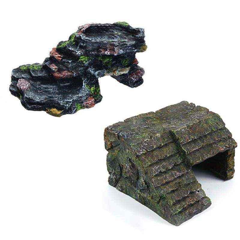 Durable Resin Aquarium Rocks for Fish Tanks Safe & Realistic Decor