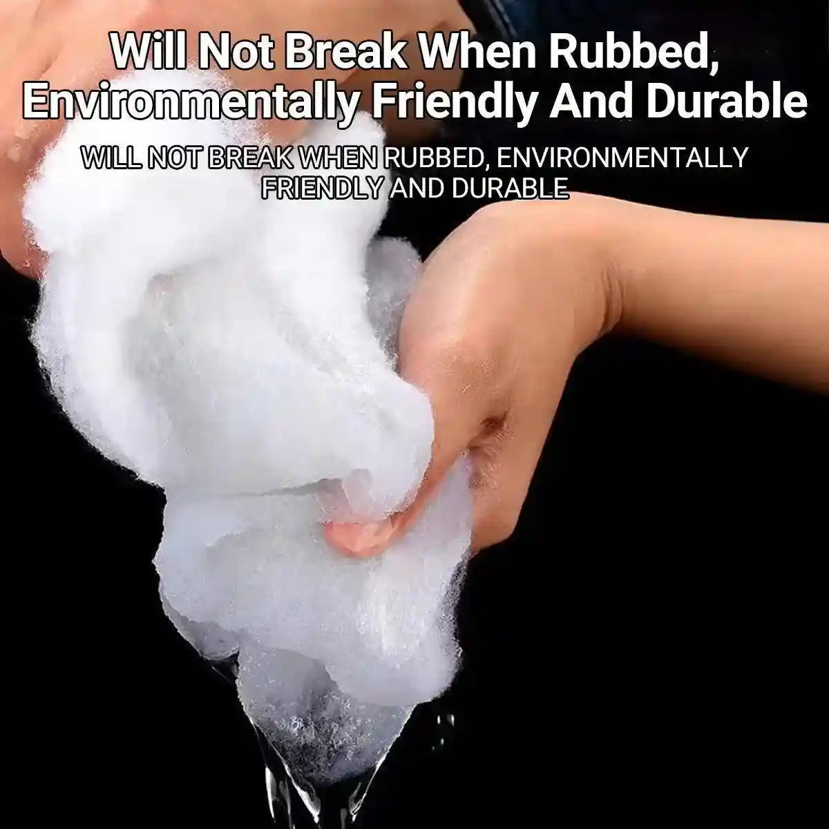 2Pcs Premium Aquarium Hand-Torn Filter Cotton Sponge Filters for Clean Water