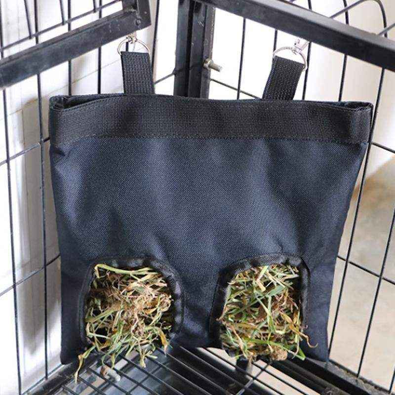Efficient Rabbit Hay Feeder Bag for Tidy Feeding
