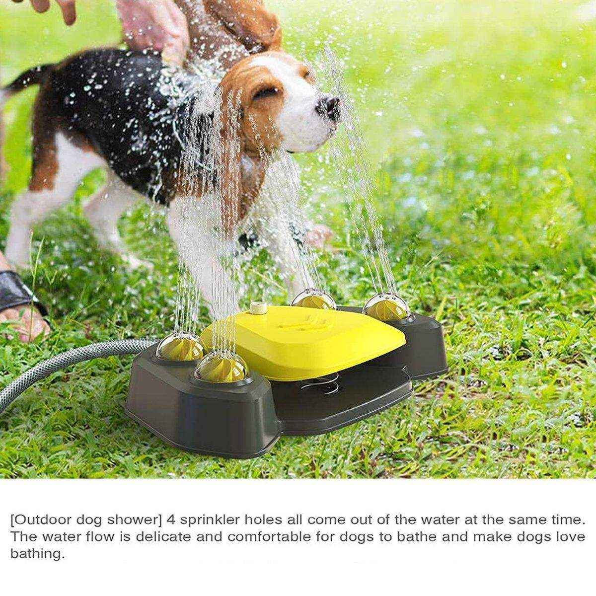 Interactive Dog Water Spray Toy Outdoor Pet Fountain & Sprinkler System