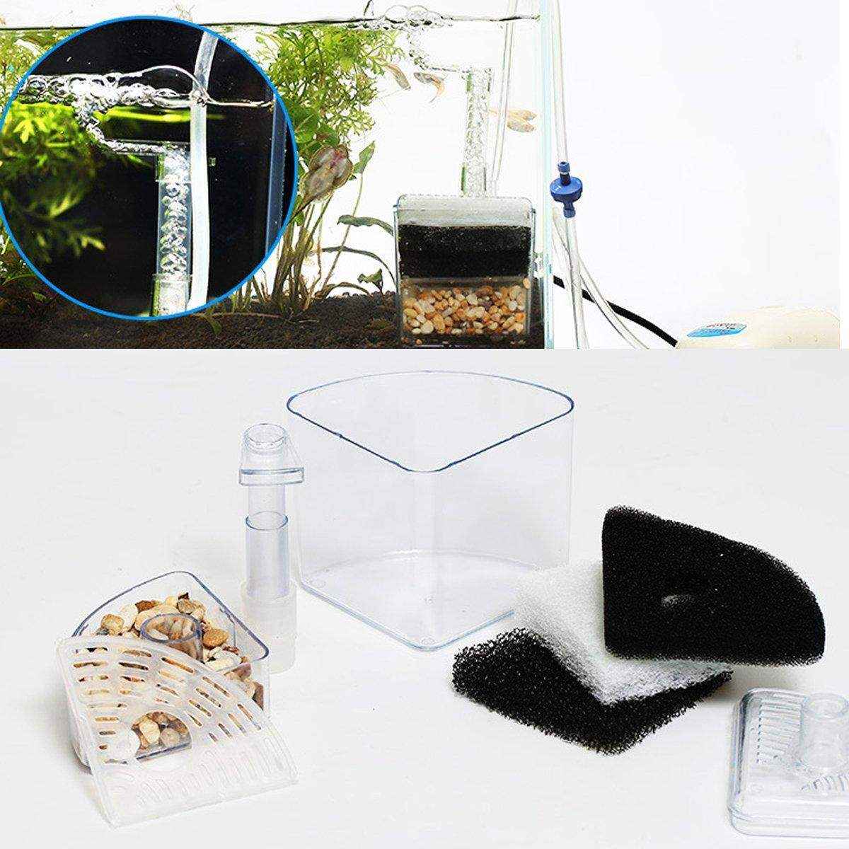 Mini Aquarium Biochemical Filter Compact In-Tank Fish Tank Filter