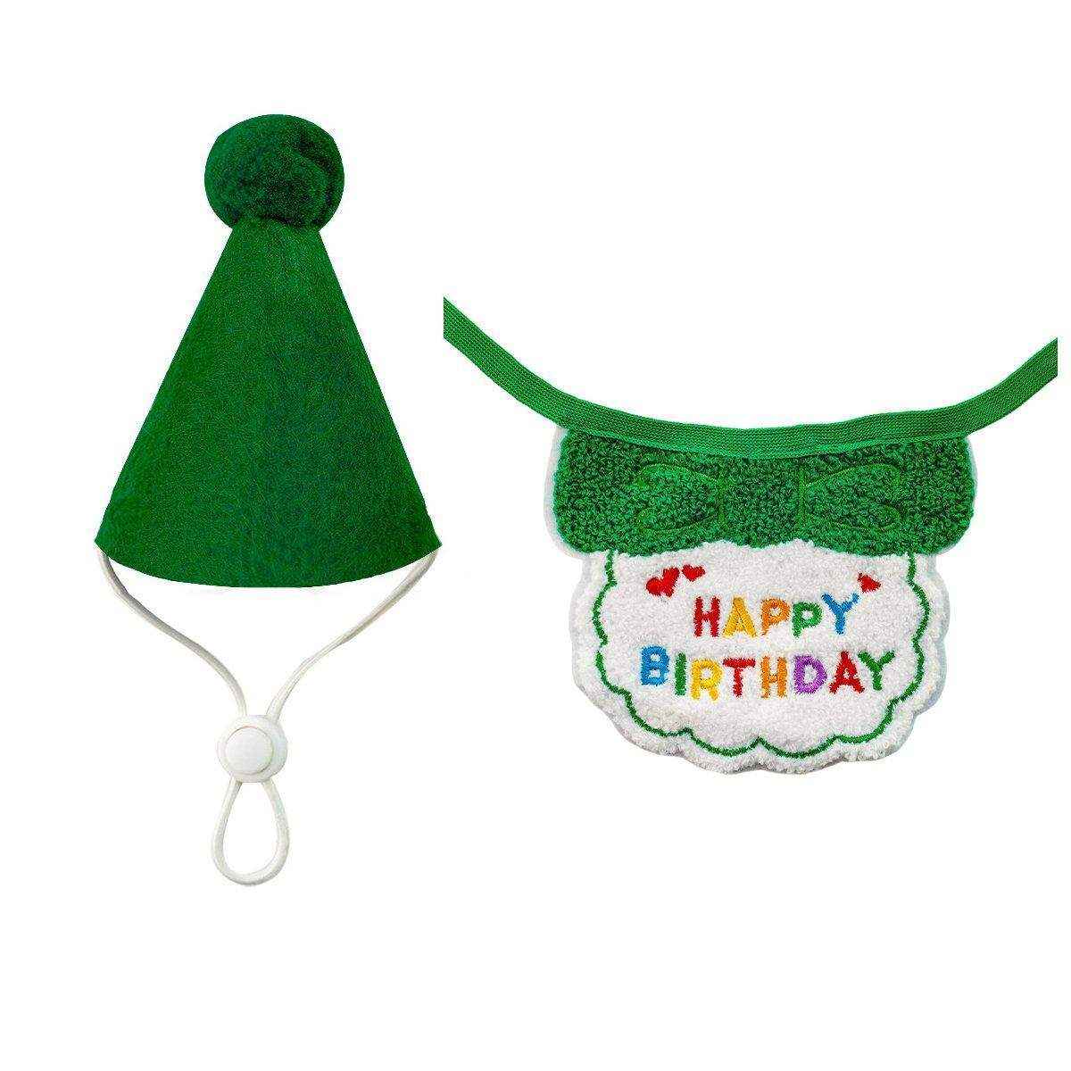 Pet Ins Wind Birthday Saliva Towel Bib Scarf Dog Cat Hat Decorations