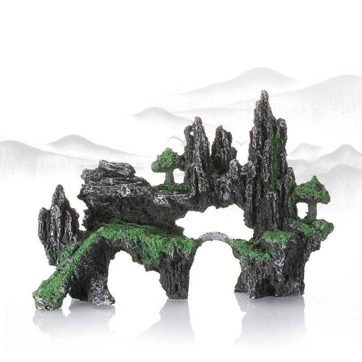 Aquarium Mountain Decoration Realistic Resin Fish Tank Ornament