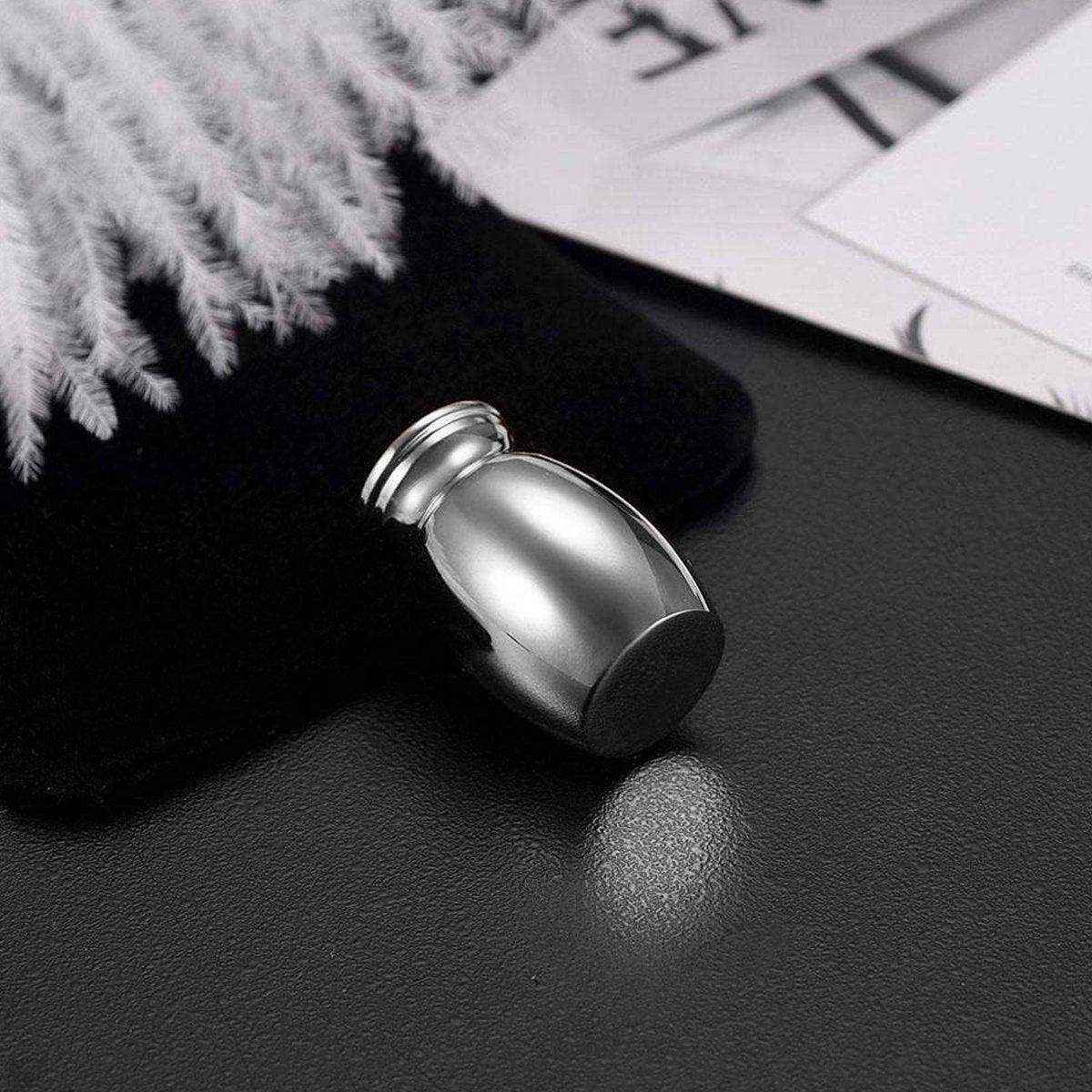 Mini Stainless Steel Pet Urn Keepsake for Ashes