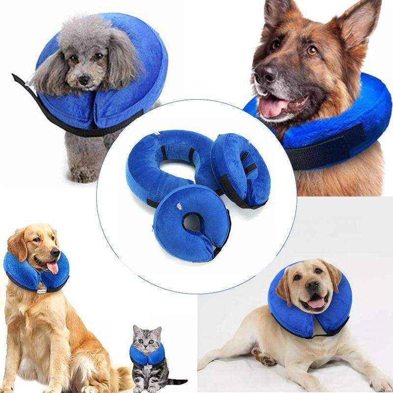 Inflatable Pet Healing Collar - Dog & Cat Medical Protective Cone Jackets
