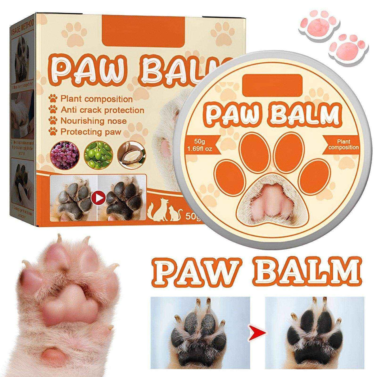 Pet Moisturizing Paw Paste