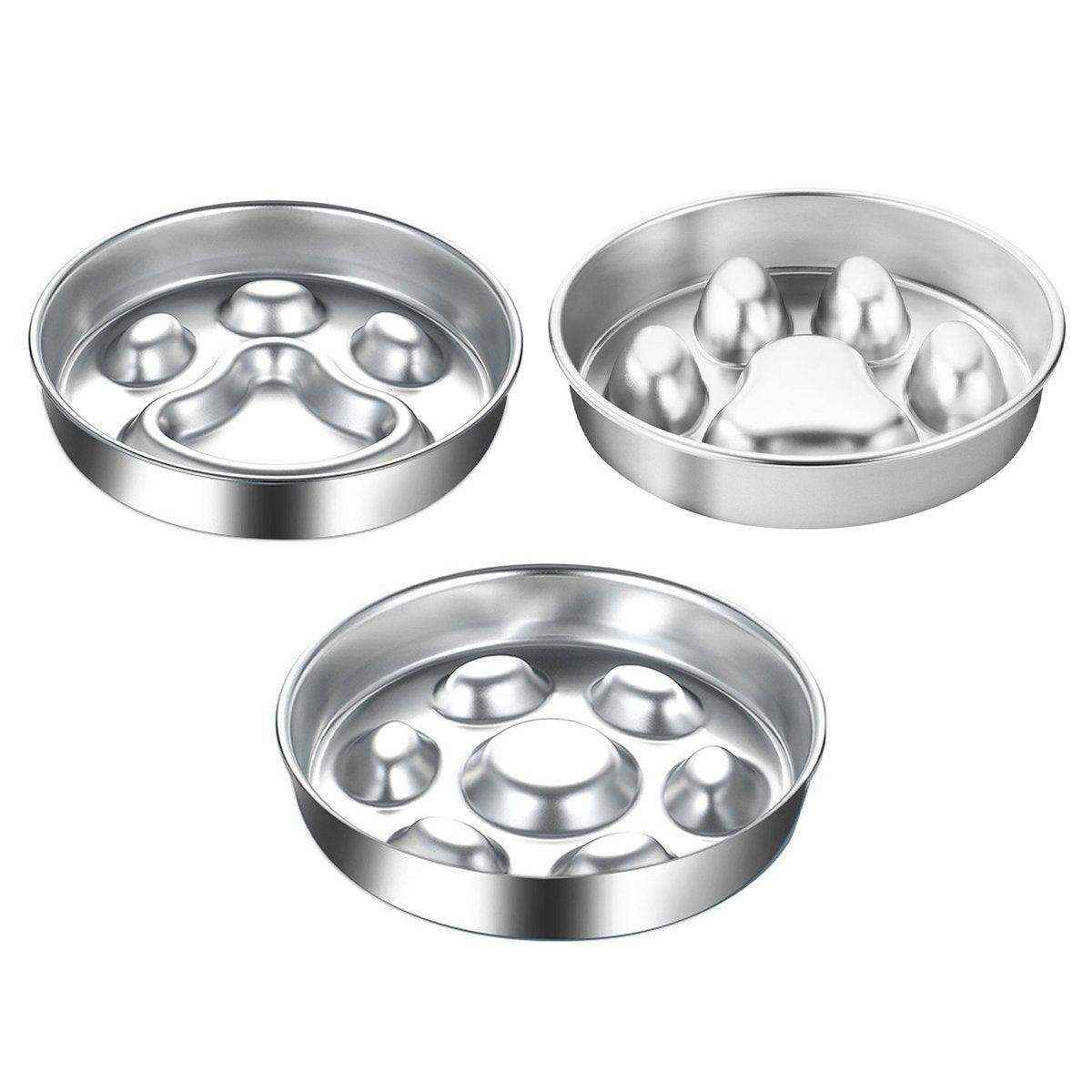Durable Stainless Steel Slow Feeder Dog Bowl Anti-Bloat & Healthy Eating