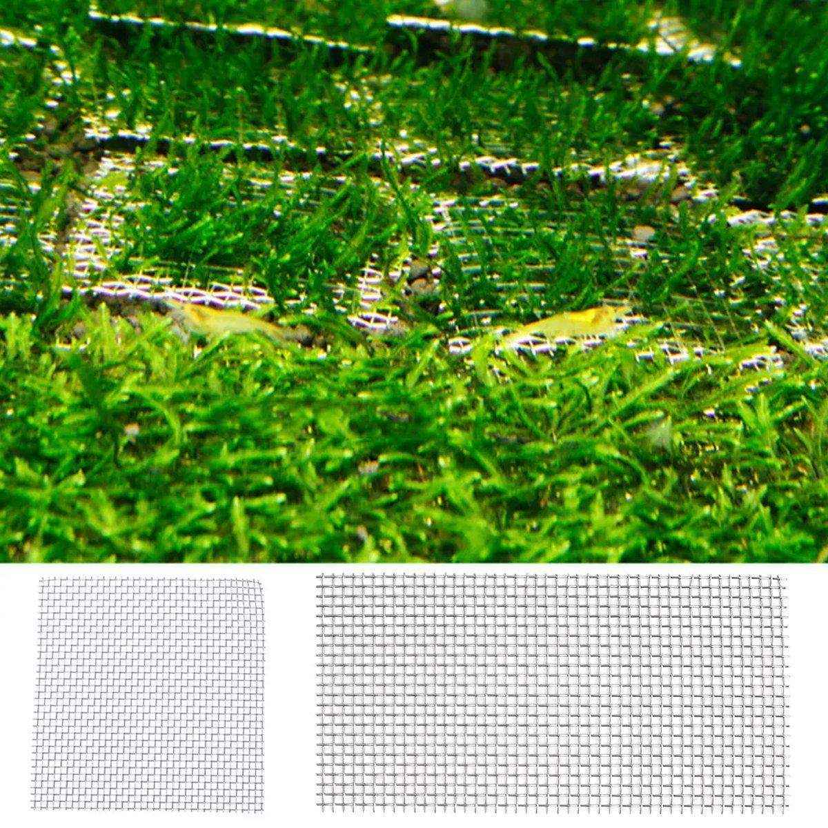 10pcs Stainless Steel Wire Mesh for Water Plants Fish Tank Aquarium Decoration