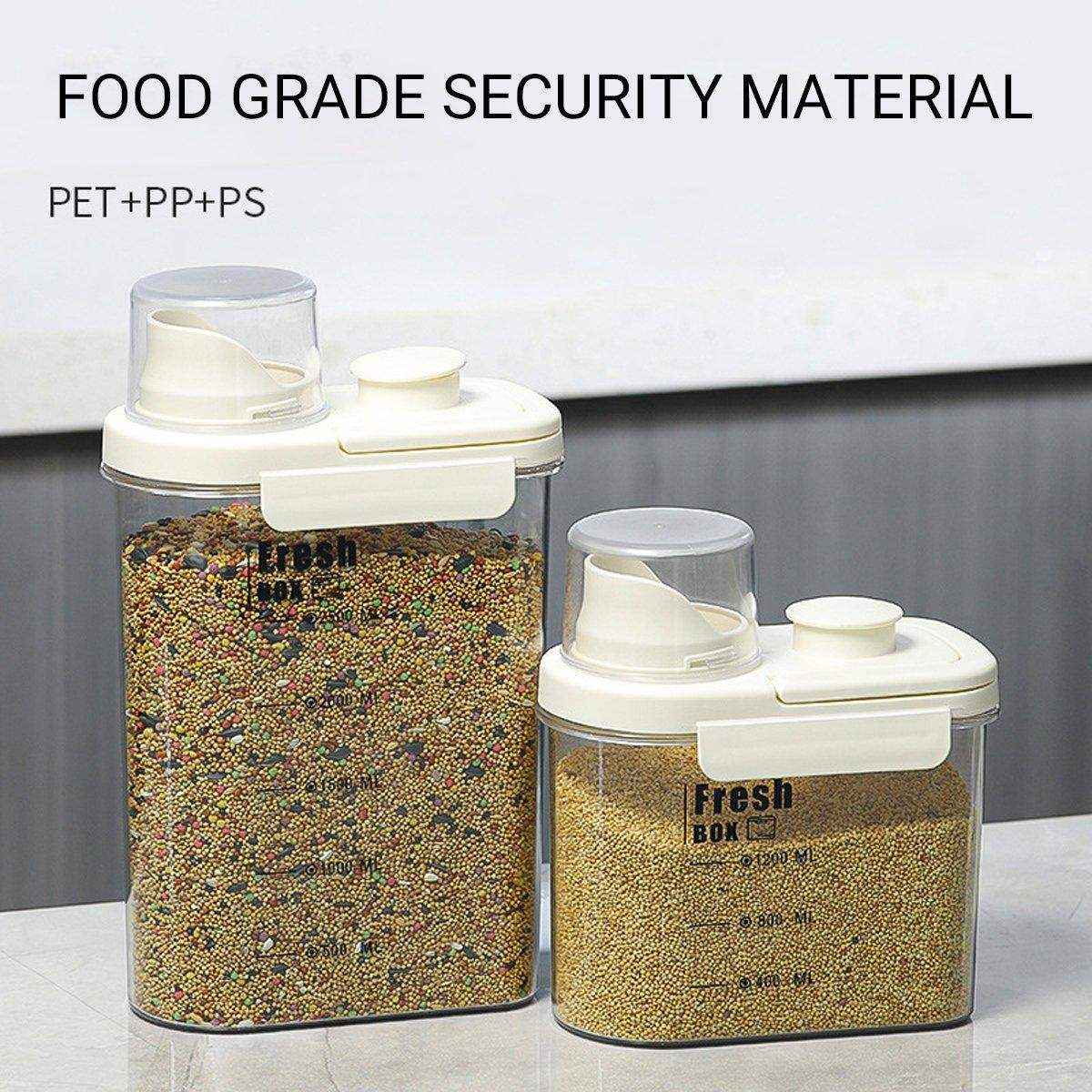 Pet Food Snacks Cat And Dog Food Storage Moisture-proof Parrot Food Storage Box