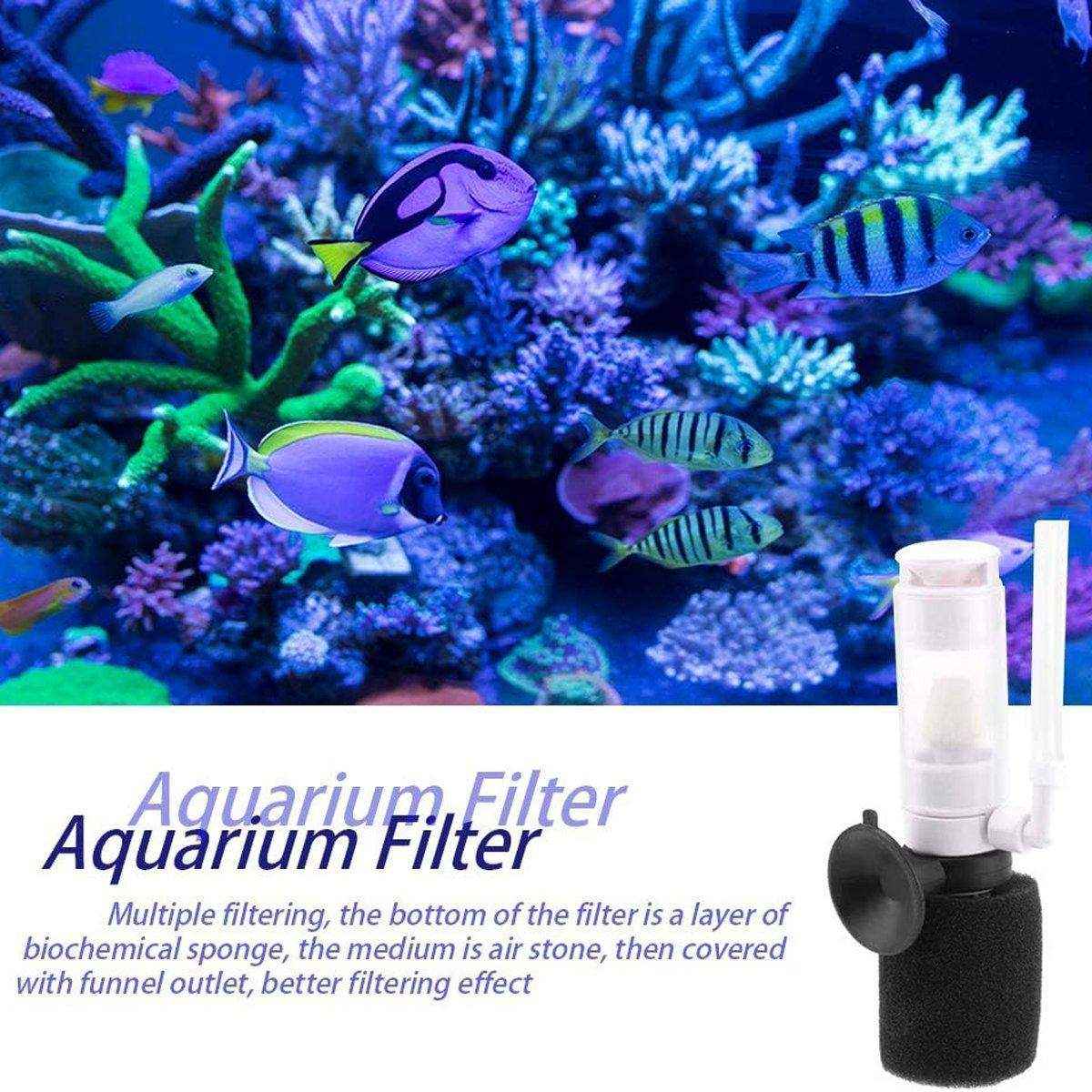 Compact Sponge Filters for Fish Tanks - Silent Internal Fish Tank Filter