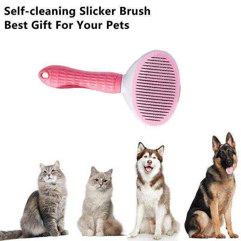 Dog and Cat Deshedding Brush for Effective Grooming