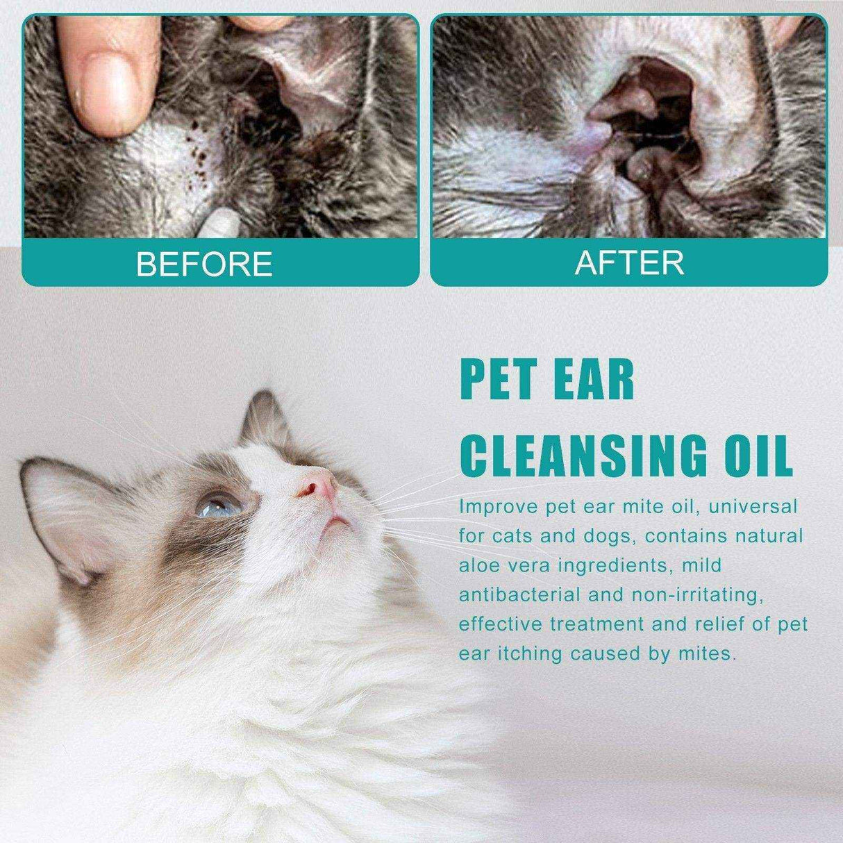 Pet Ear Cleaning Oil Cats And Dogs Ear Cleaning Ear Cleaning Ear Cleaning Oil