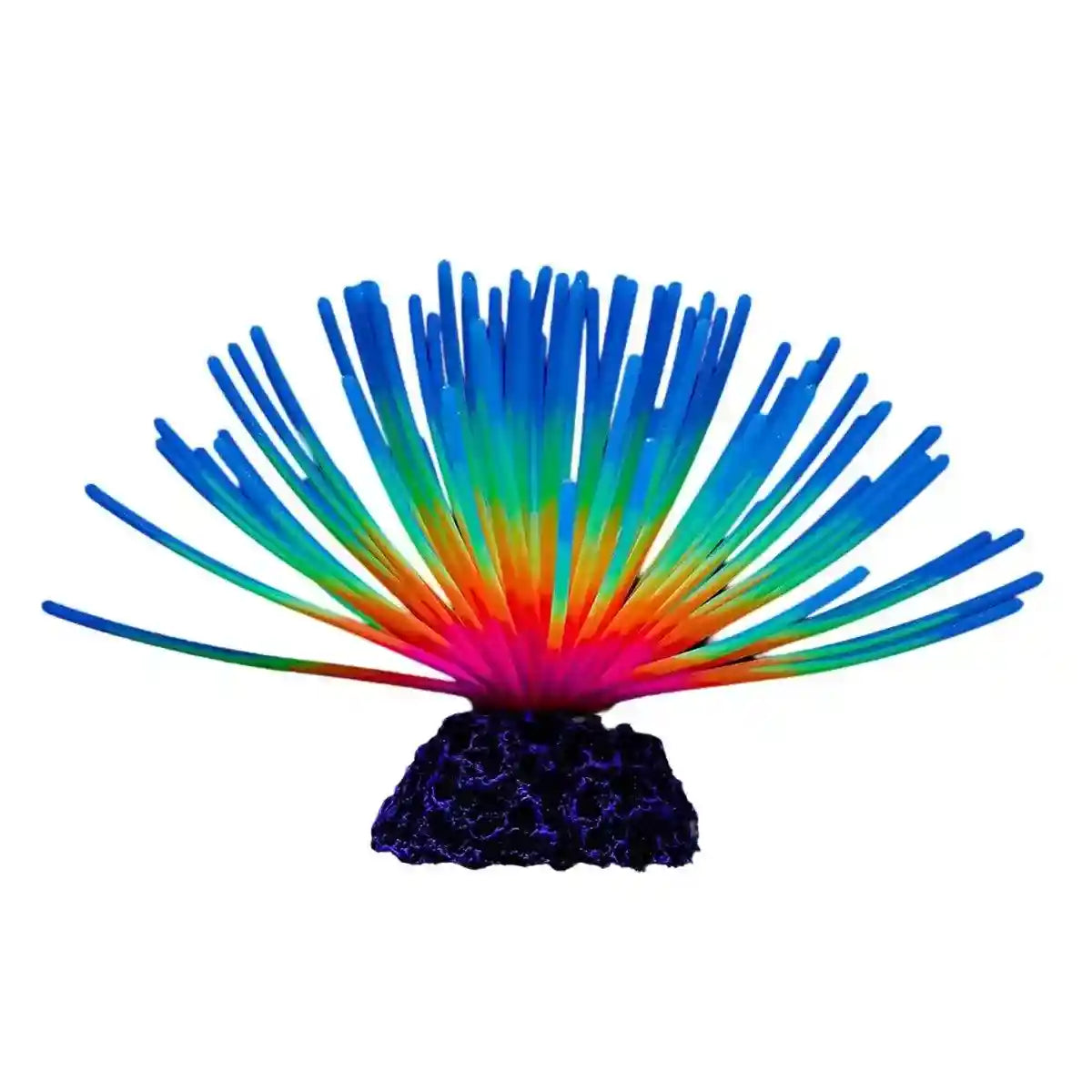 Aquarium Fish Tank Decor Simulation Coral Lotus Aquatic Plants Vibrant Ornament