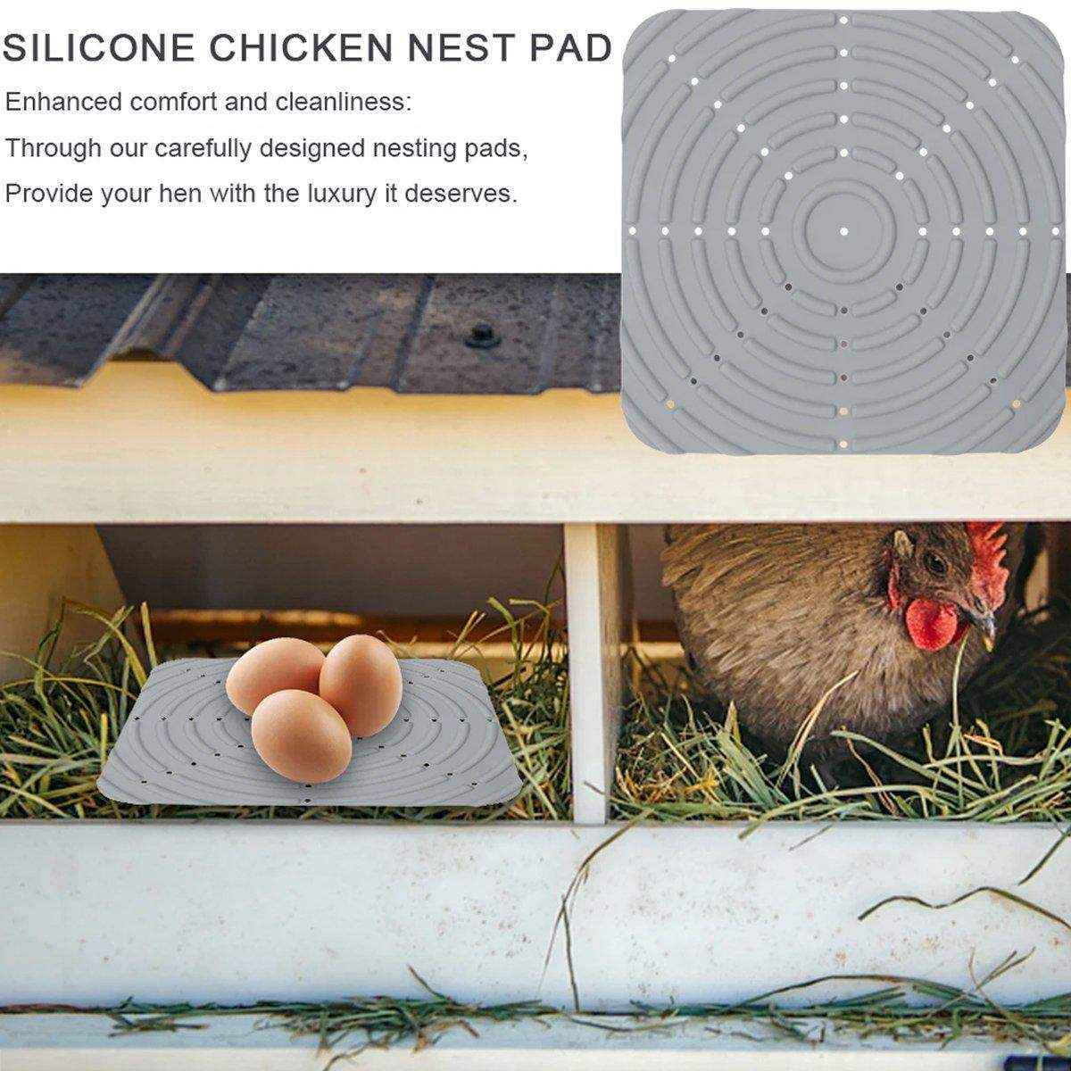 Durable Silicone Chicken Nest Pad for Clean Egg Laying