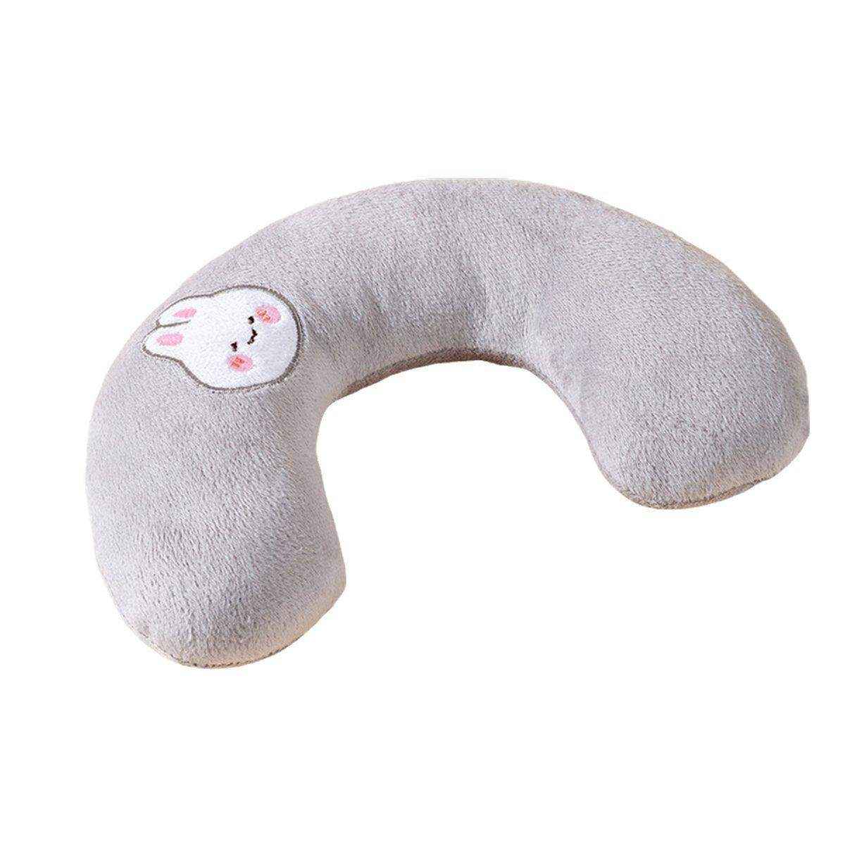 Dog Pet U Shaped Pillow Cartoon Breathable Cat Sleeping Cushion