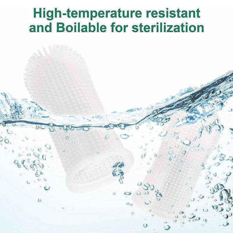 Easy-to-Use Finger Toothbrush for Dogs – Gentle Silicone Pet Dental Care