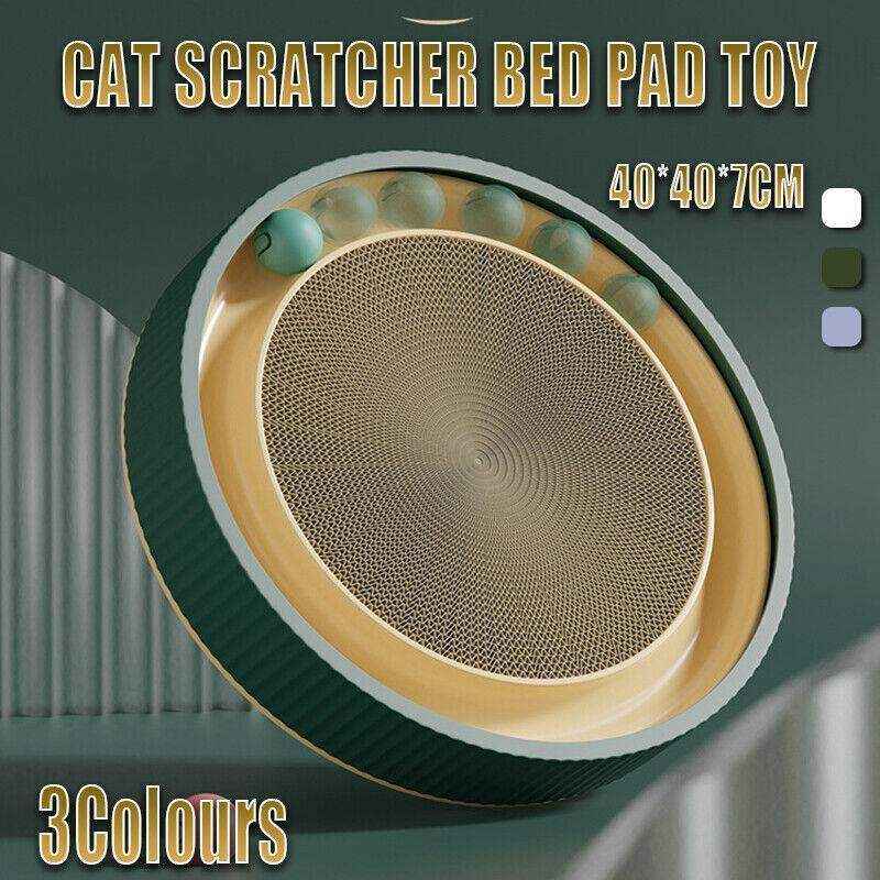 Eco-friendly textured cat scratch board with corrugated surface