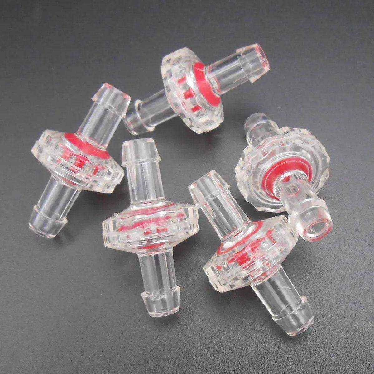 10pcs Plastic Check Valve Water Air Stop Valve for Aquarium Fish Tank Air Pump