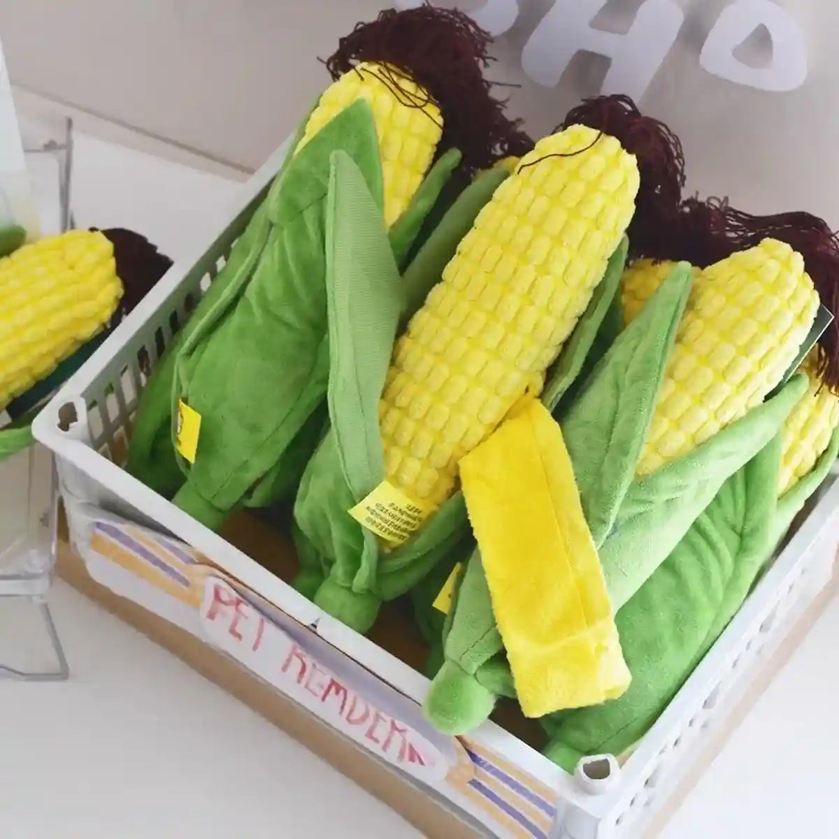 Yellow & Green Corn Puppy Chew Toy Dog Toy