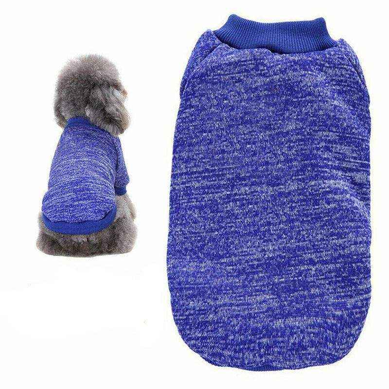 Winter Comfort Dog Jumper with Knitted Design and Colour Options