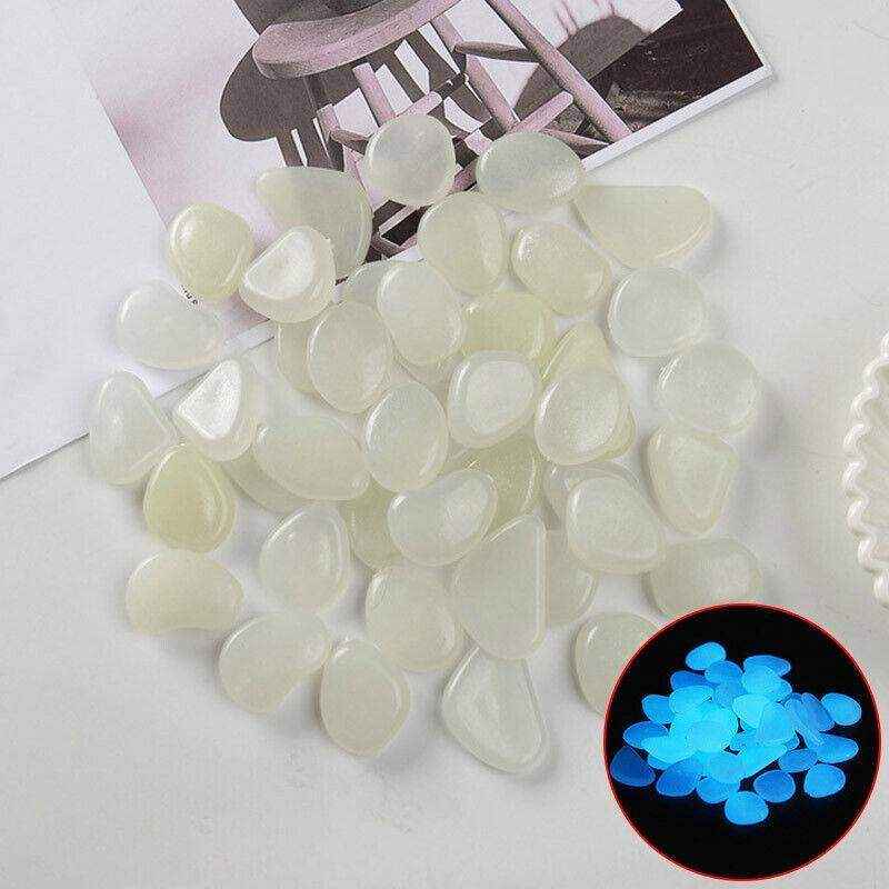 UP TO 500X Luminous Glow Aquarium Stones for Gardens and Decorations