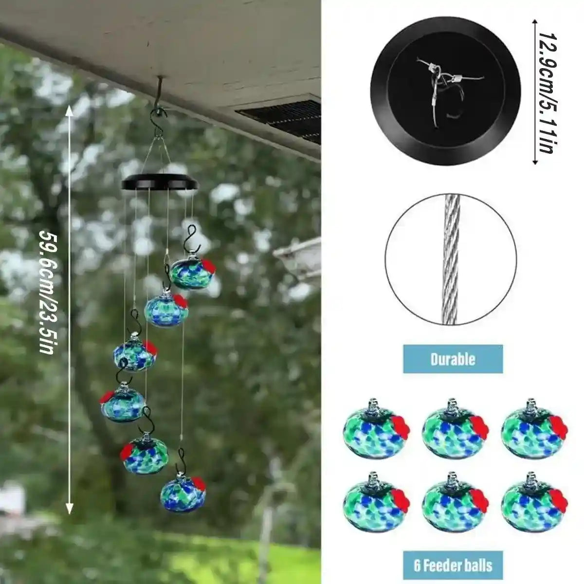 Hanging Hummingbird Feeders