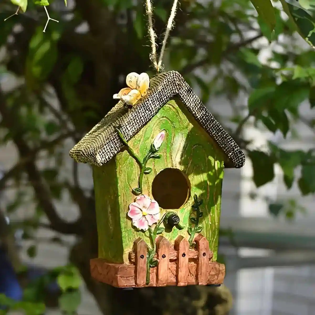 Bird House Resin Crafts Ornaments