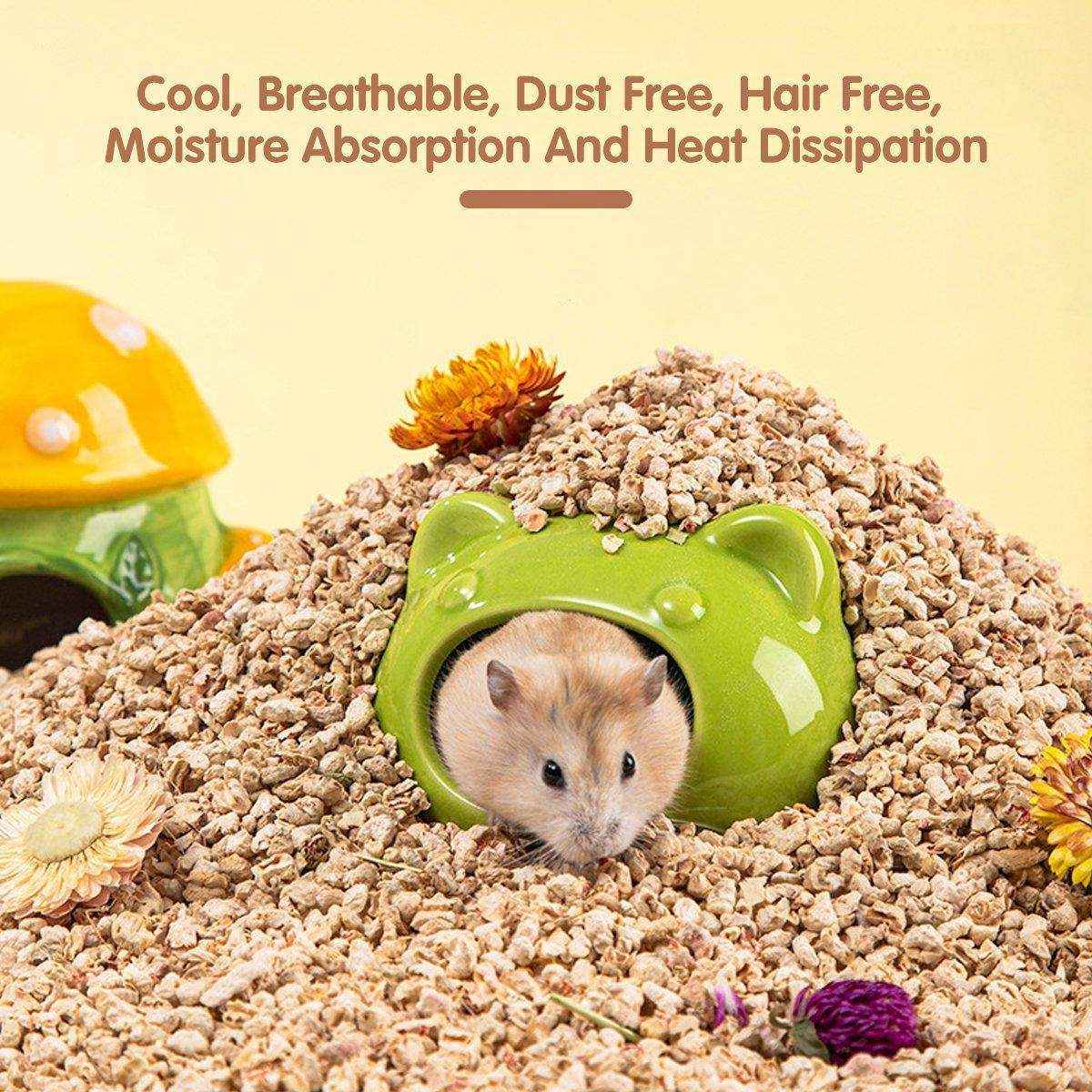 Plants Corncob Bedding Nest Pad for Hamster Rabbit Hedgehog