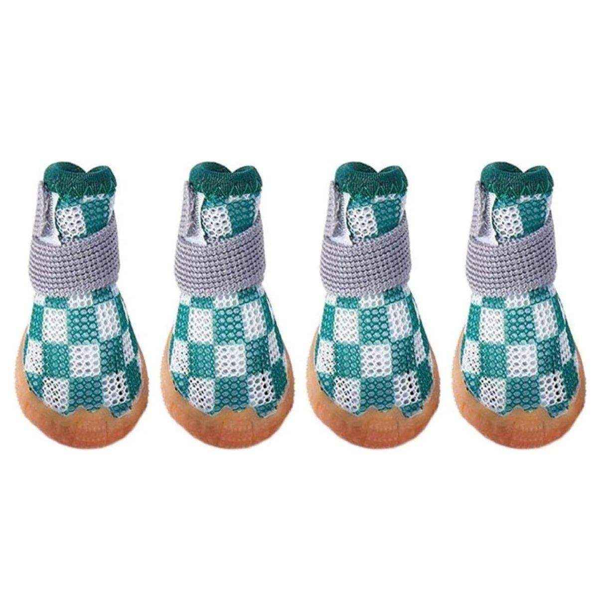 Puppy Net Shoes Upgraded Breathable Sandwich Thickened Mesh Dog Shoes