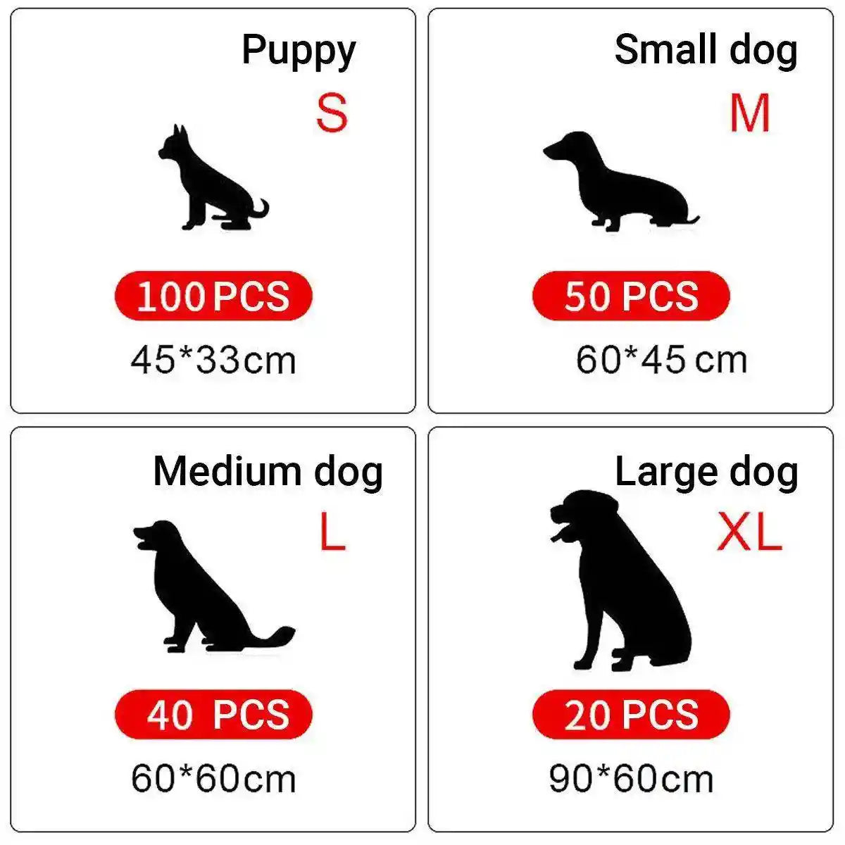 Large Puppy Dog Training Pee Pads