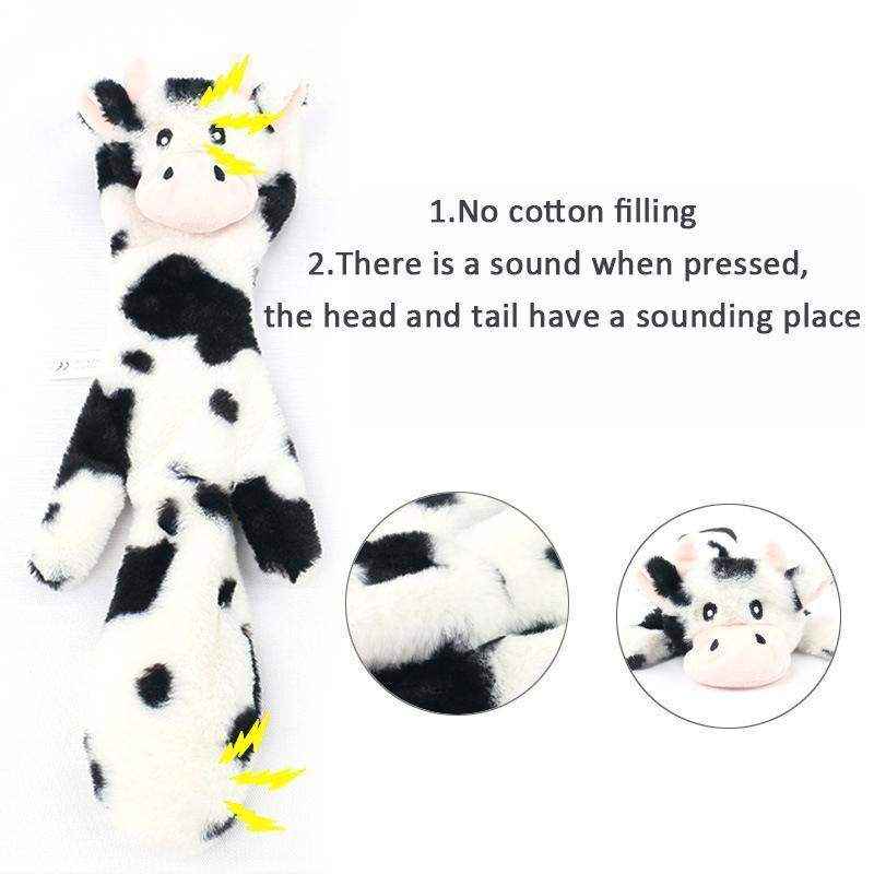 Durable Plush Dog Toy with Squeaky Feature for Medium Breeds 45 cm
