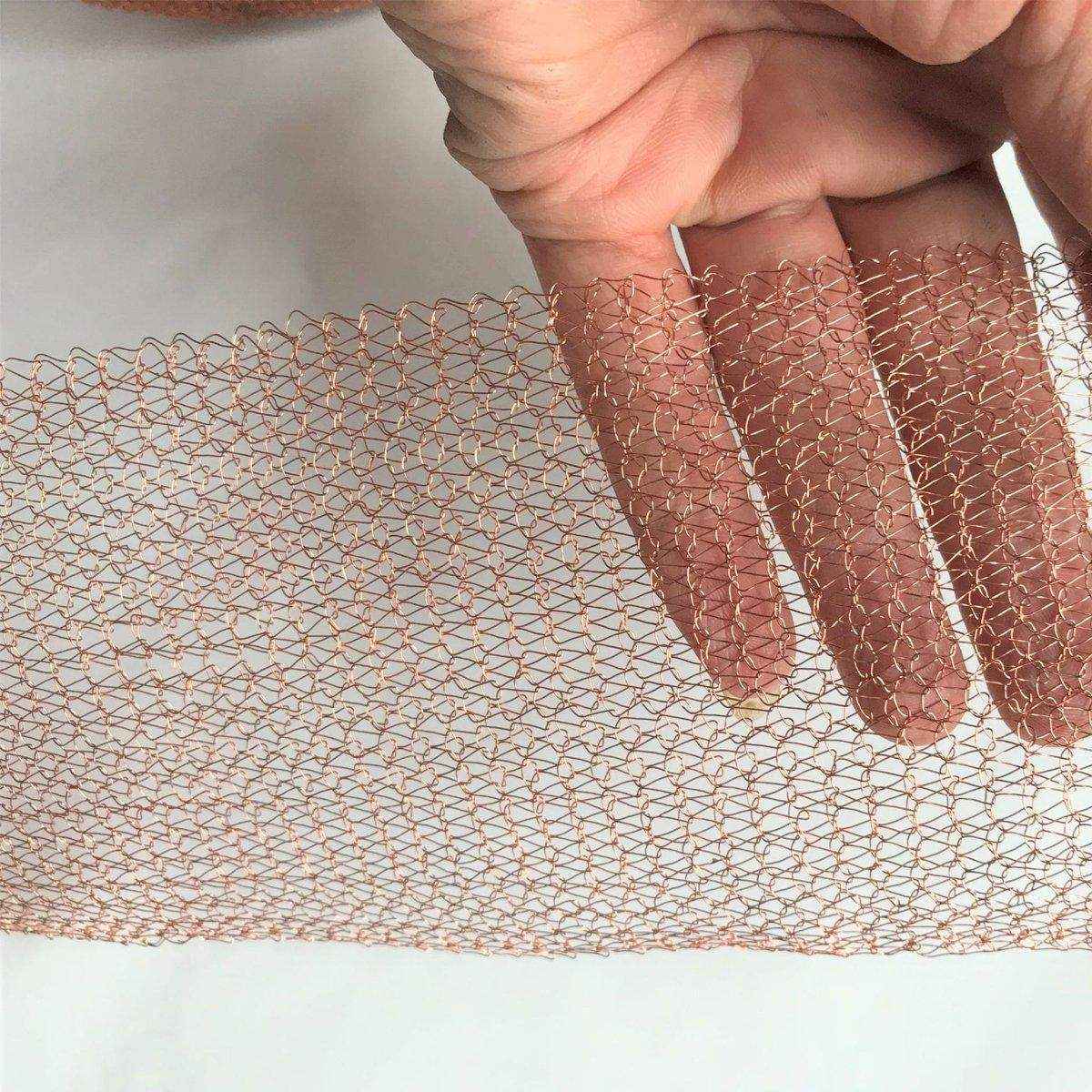 Woven Copper Mesh Roll 15cm x 6m for Gardening Pest Control