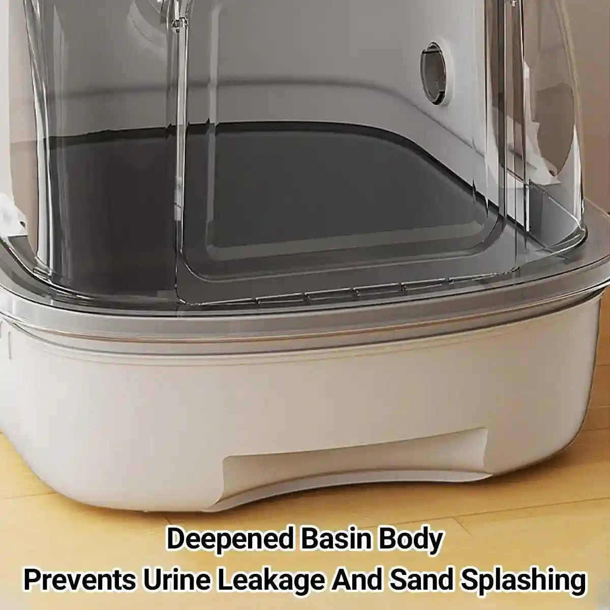 Cat Litter Box Oversized Fully Closed Cat Toilet Odor-proof