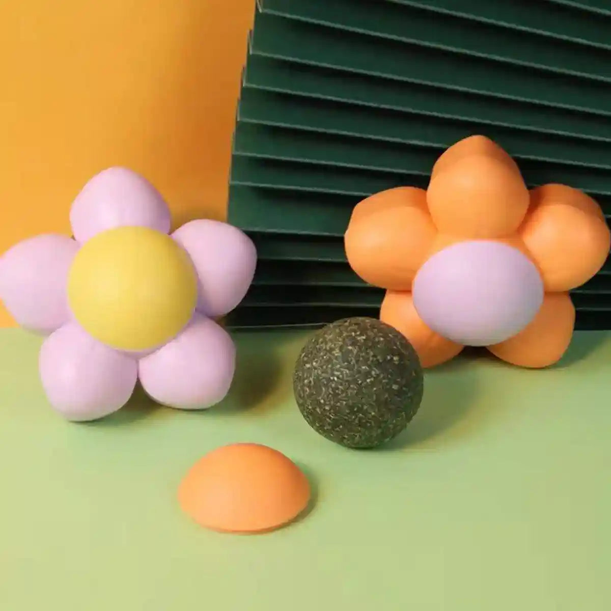 Catnip Ball Cat Toy Rotating Mint Ball Toy