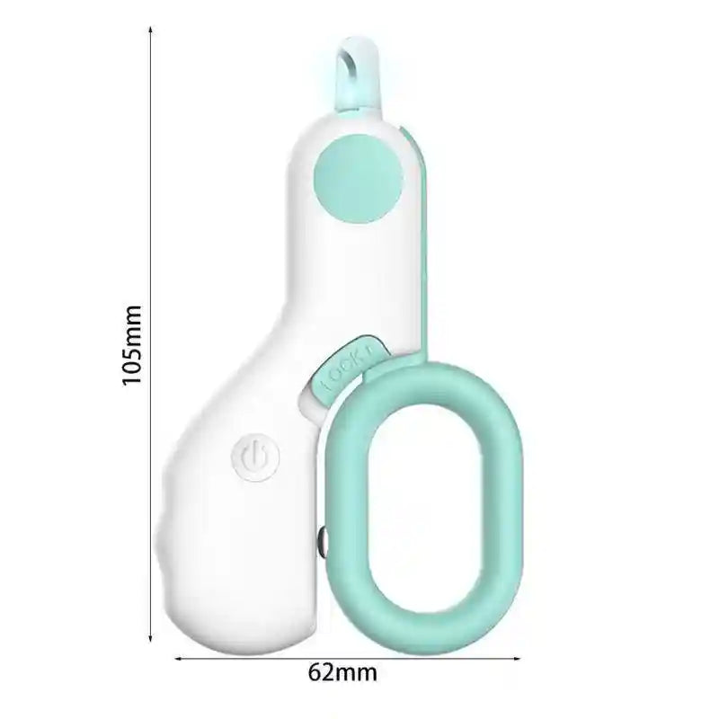 LED Pet Nail Clippers with Light - Safe & Precise Dog and Cat Clippers