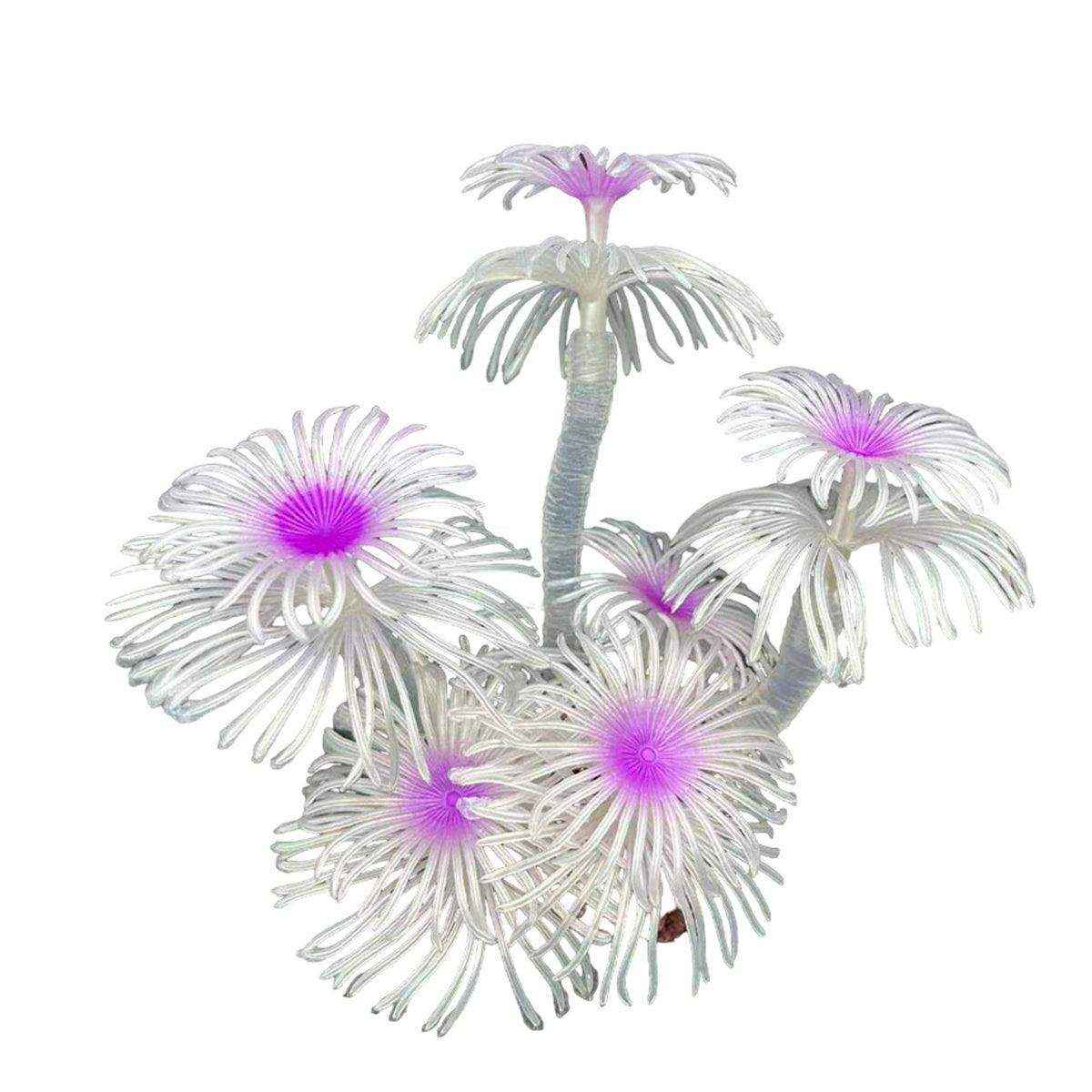 Soft Coral Fish Tank Scenery Decoration Vibrant Silk Aquarium Plants