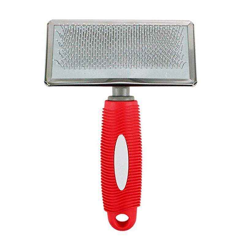 Pet Grooming Slicker Brush – Effective Cat & Dog Deshedding Tool