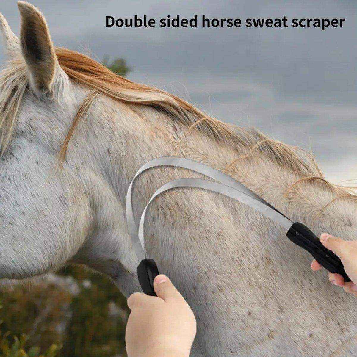 Effective Horse Shedding Blade for Grooming Loose Hair & Dirt Removal