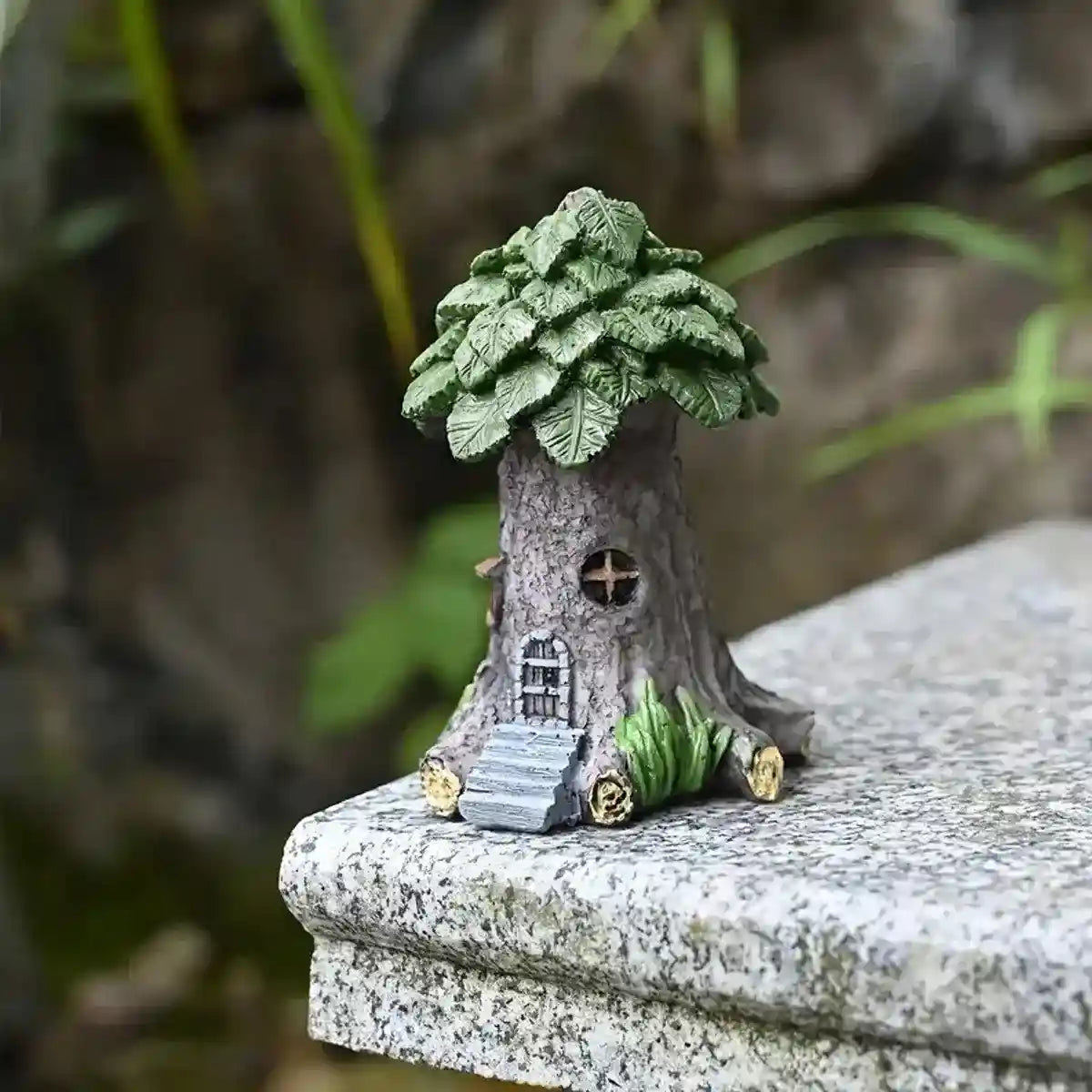 Resin Small Green Tree for Aquariums & DIY Landscapes Realistic Decoration