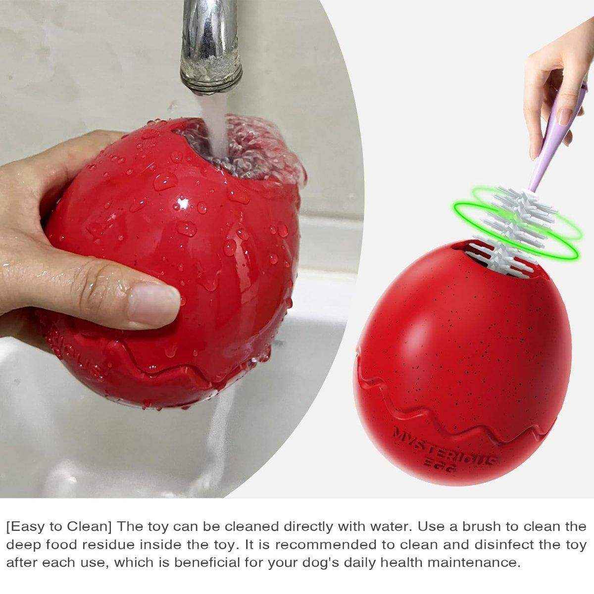 Licking Dog Gnawing Toy Slow Feeder Dinosaur Eggs Interactive Slow Food Dog Toy