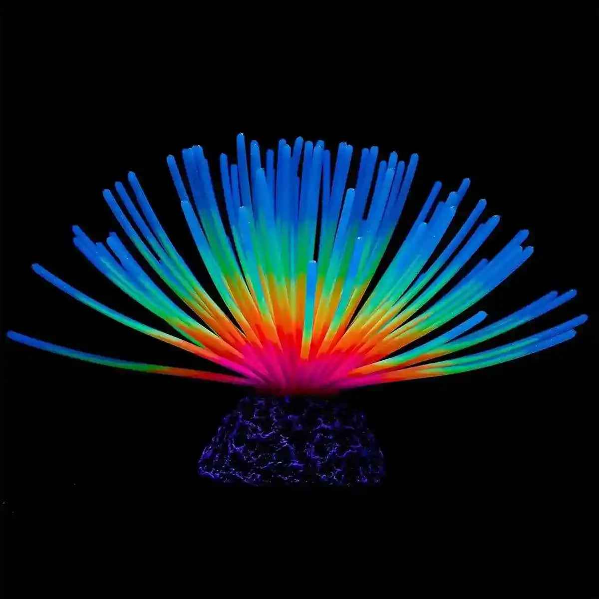 Aquarium Fish Tank Decor Simulation Coral Lotus Aquatic Plants Vibrant Ornament