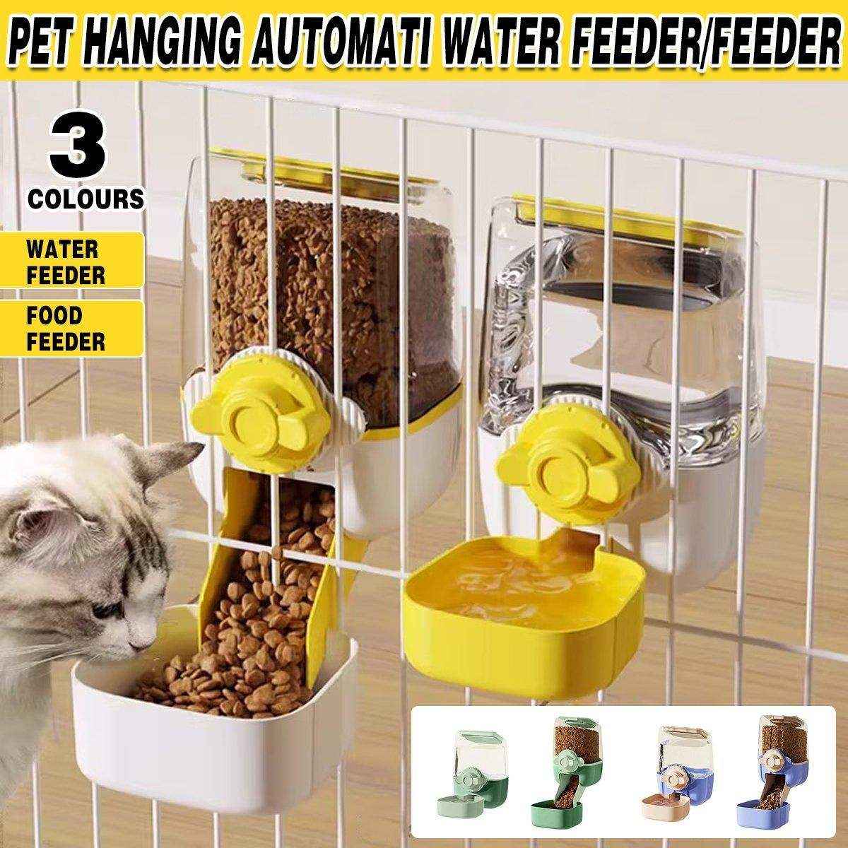 Automatic Pet Hanging Water and Food Feeder | Convenient & Durable