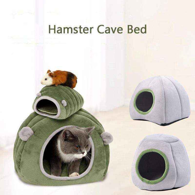Plush Hamster House for Small Pets Cozy and Stylish Bed