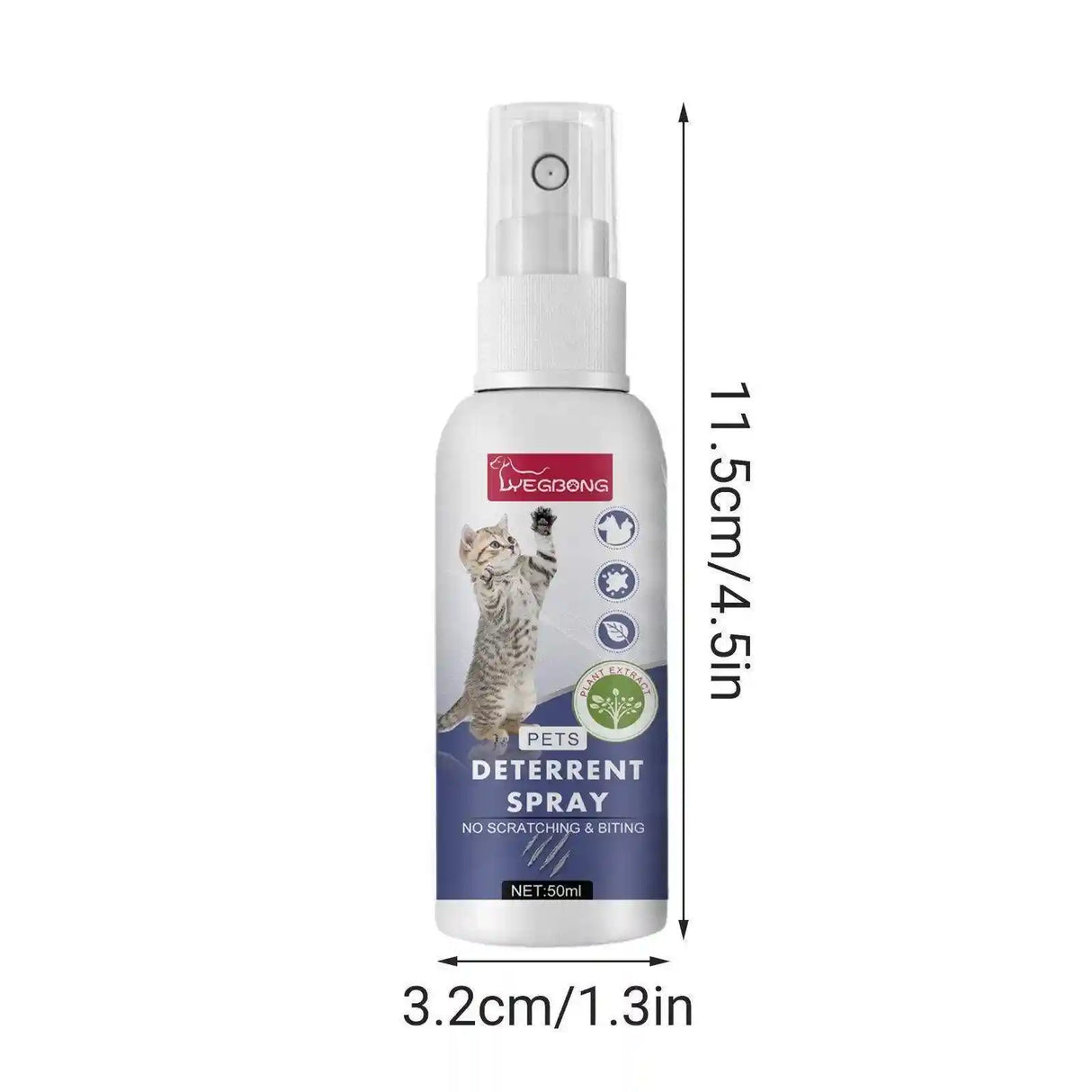 Pet Anti-Scratch Spray Protect Doors Sofas & Set Boundaries for Cats & Dogs