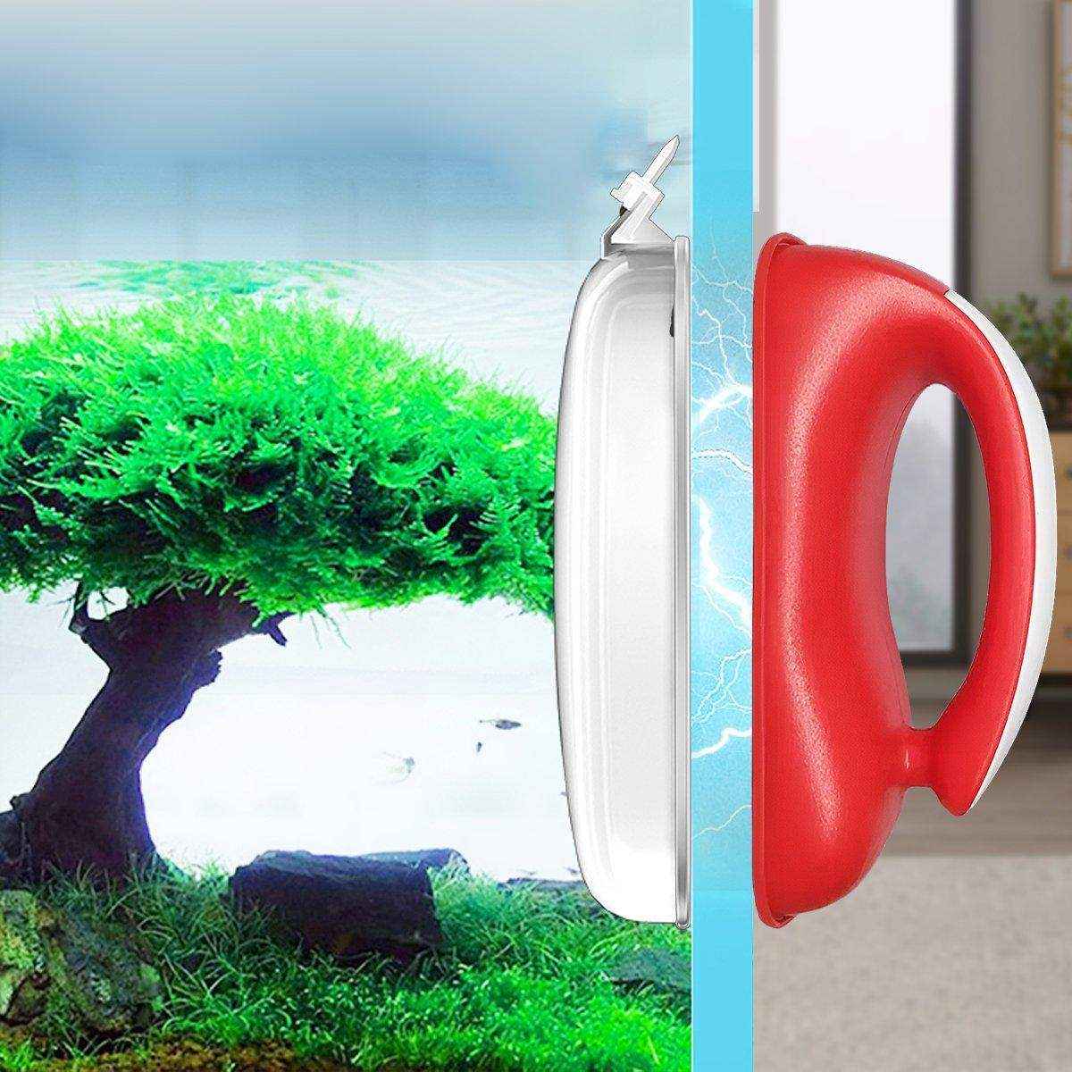 Aquarium Fish Tank Magnetic Brush With Scraper