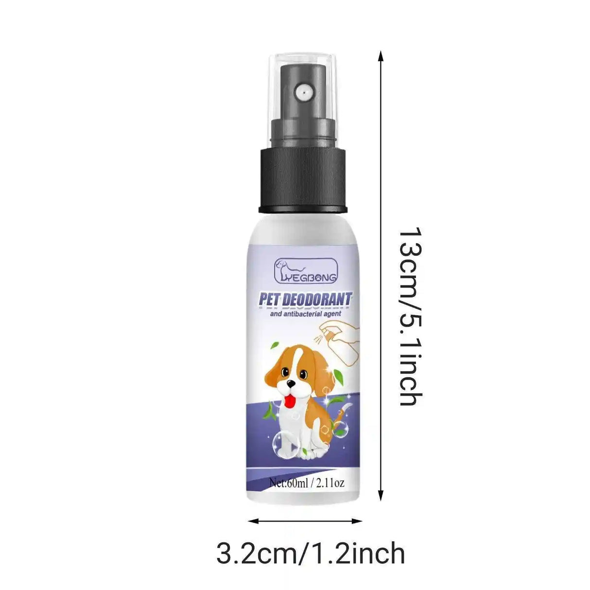 Pet Deodorant Spray for Cats and Dogs Eliminates Urine Body and Stool Odors