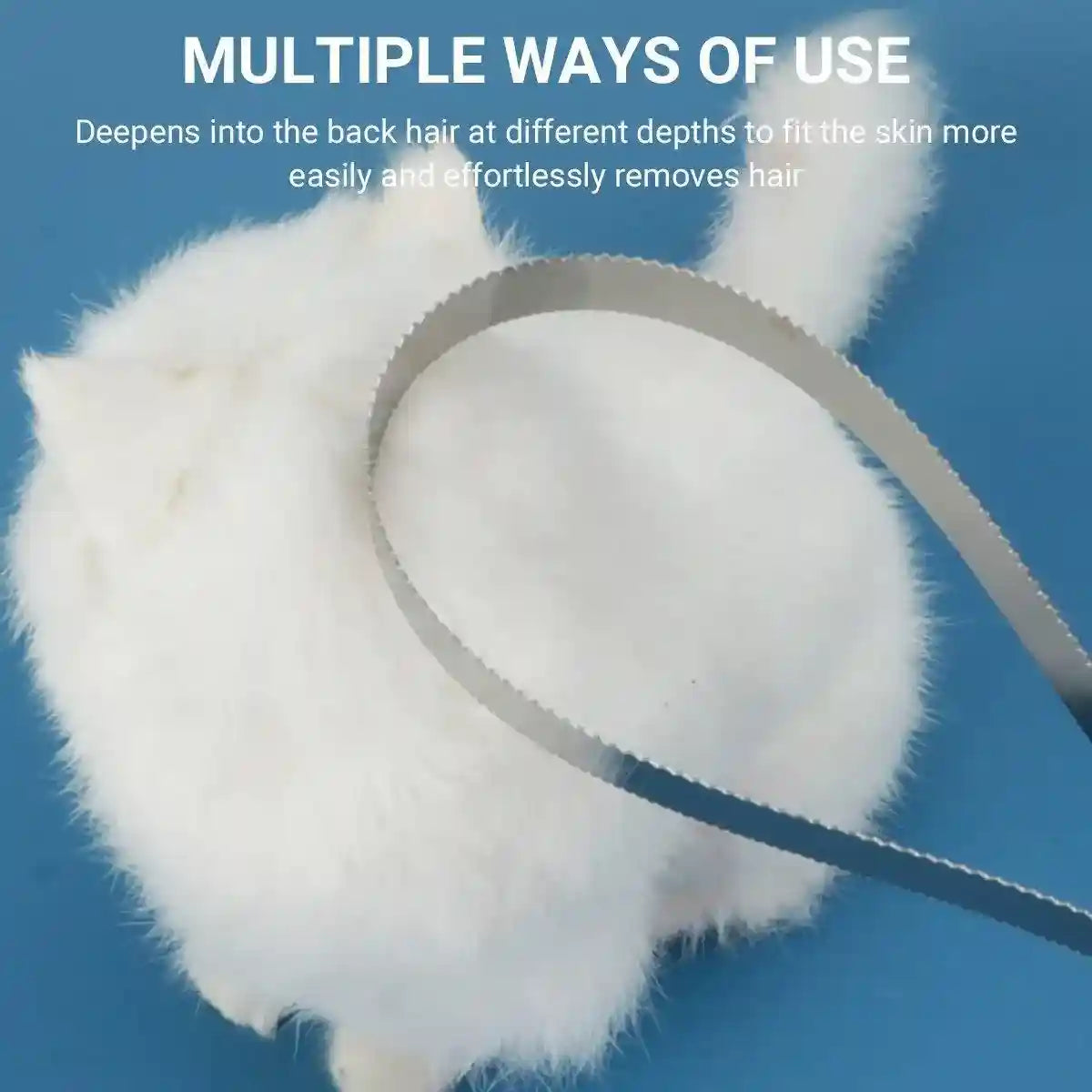 Pet Grooming Tool for Shedding Stainless Steel Hair Removal Comb for Dogs & Cats